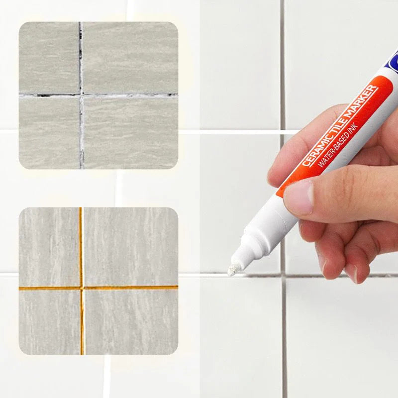 Pousbo® Caneta anti-mofo e à prova de água para azulejos cerâmicos 