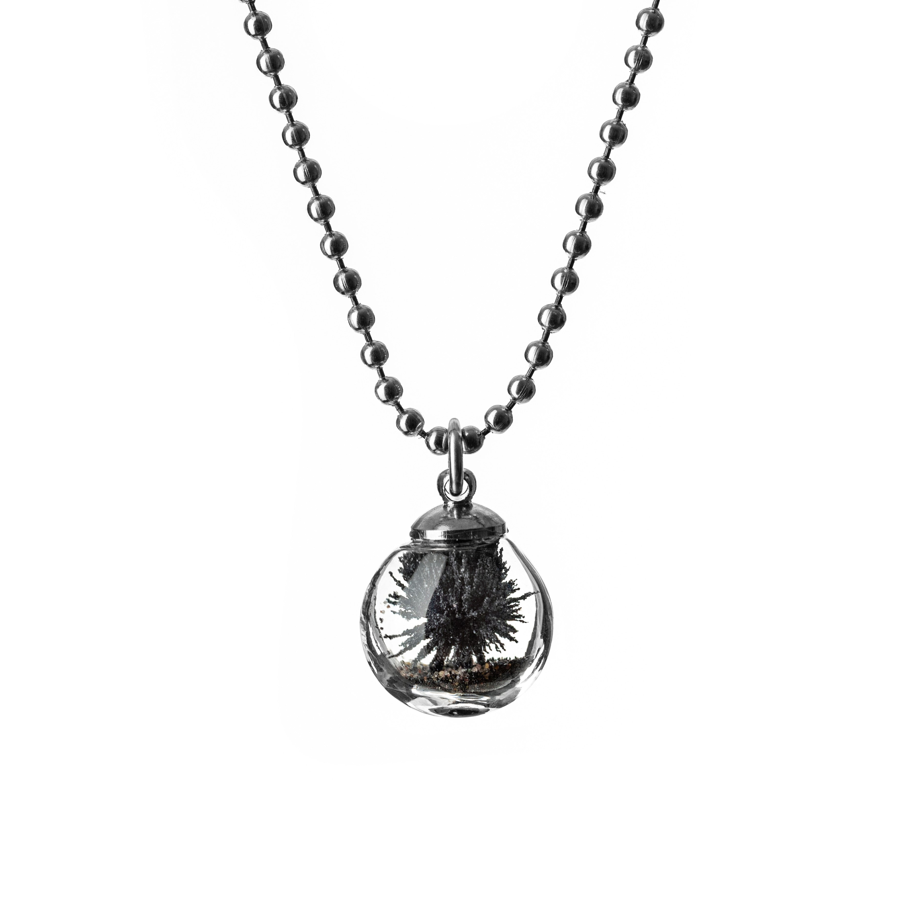 block island sand orb necklace