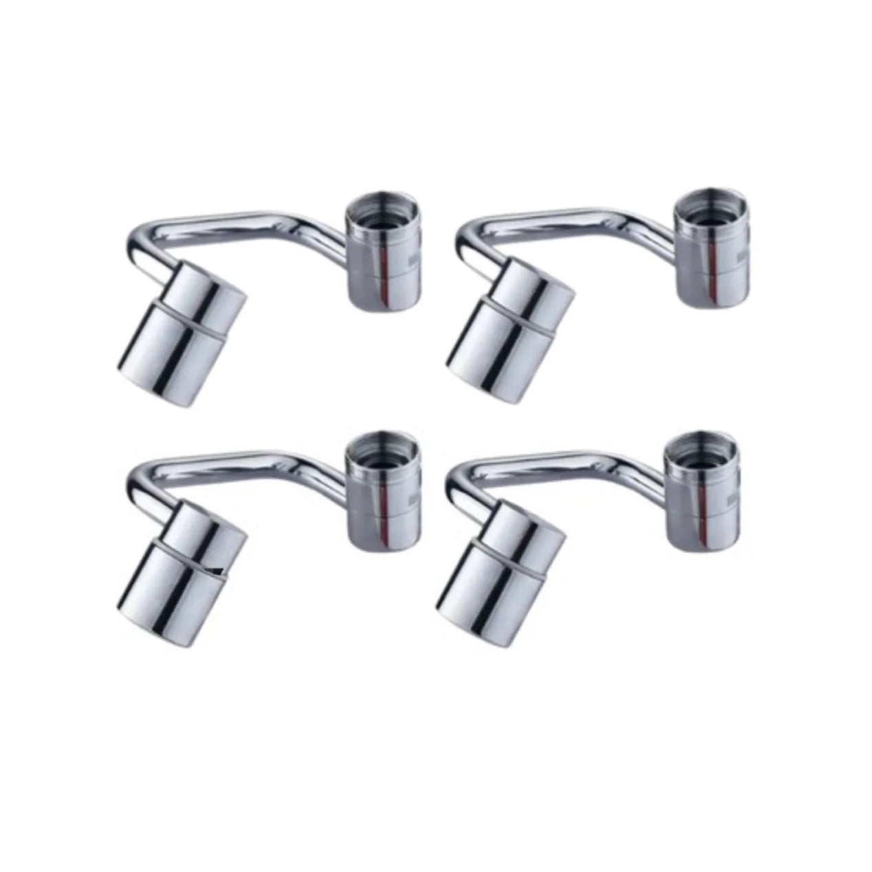 Adaptador de torneira à prova de salpicos e universalmente rotativo 1440°