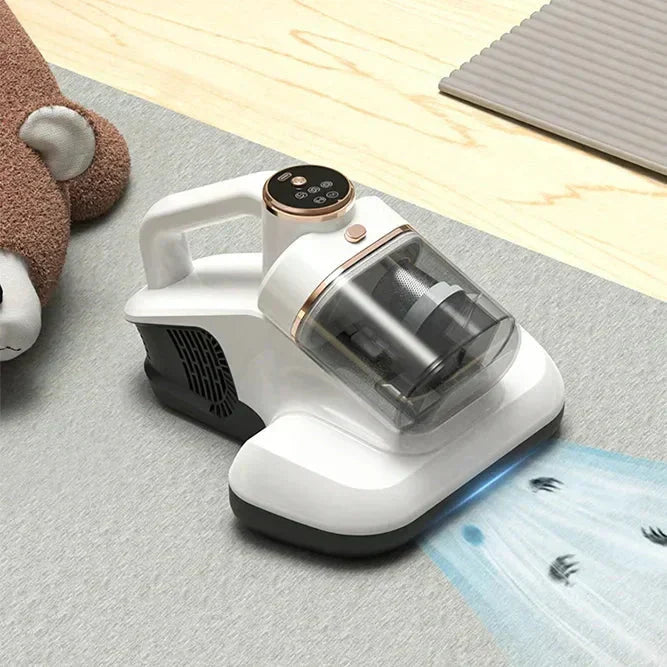Aspirador de alta temperatura com limpeza profunda e compartimento duplo para remoção de ácaros