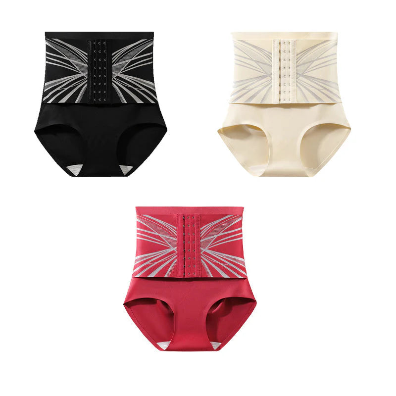 Calcinha modeladora de cintura alta ajustável