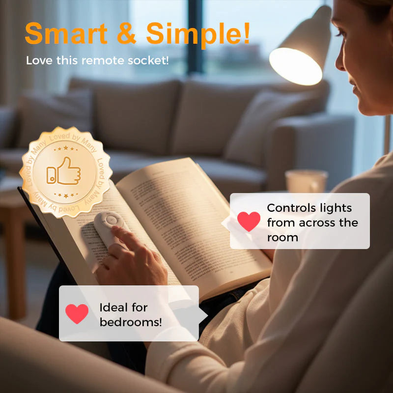 Conjunto de soquetes de lâmpada E27 com controlo remoto sem fios