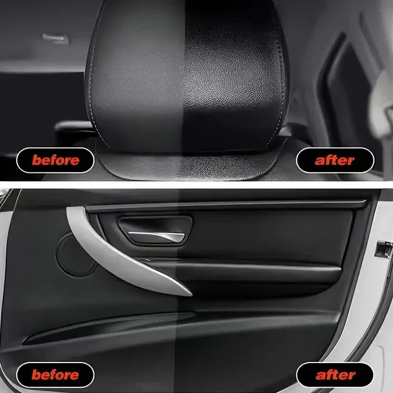 Limpador multifuncional de couro para interior de carro