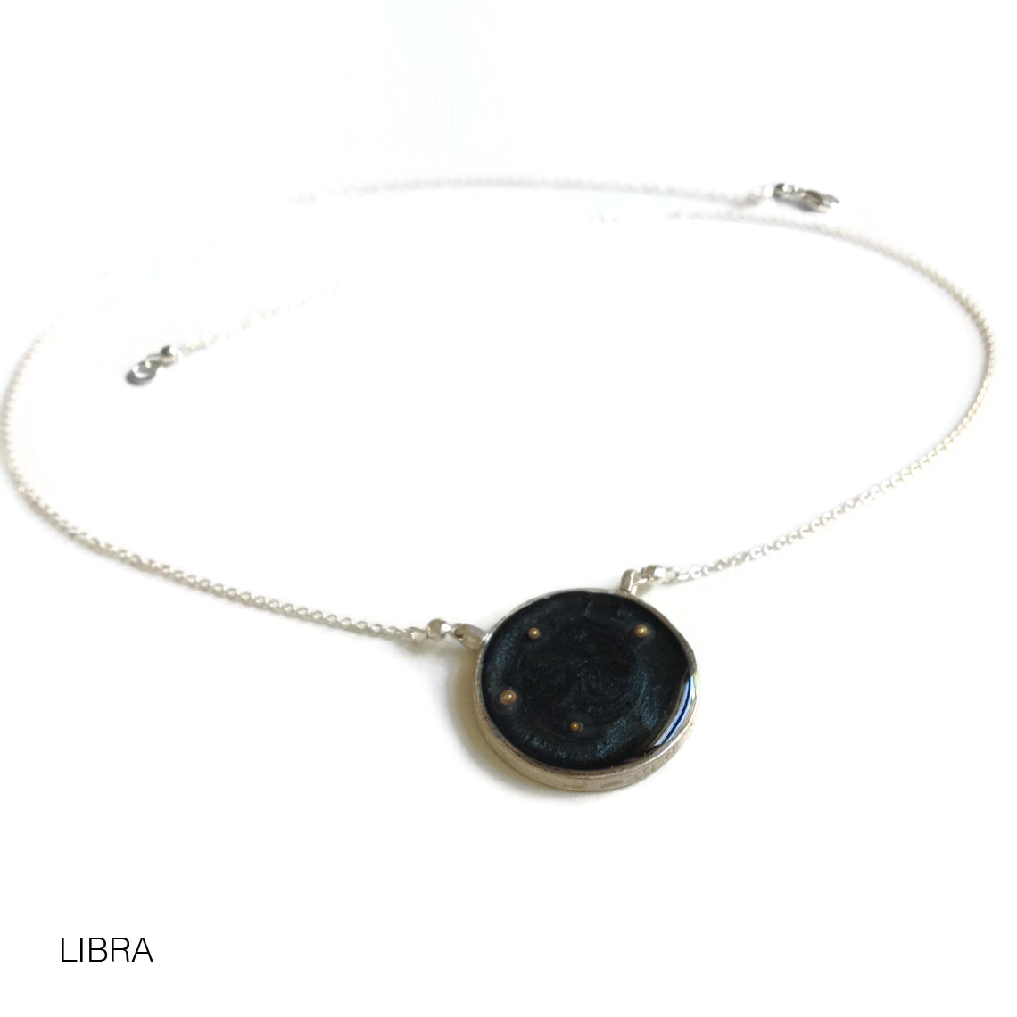 night sky astrological necklace