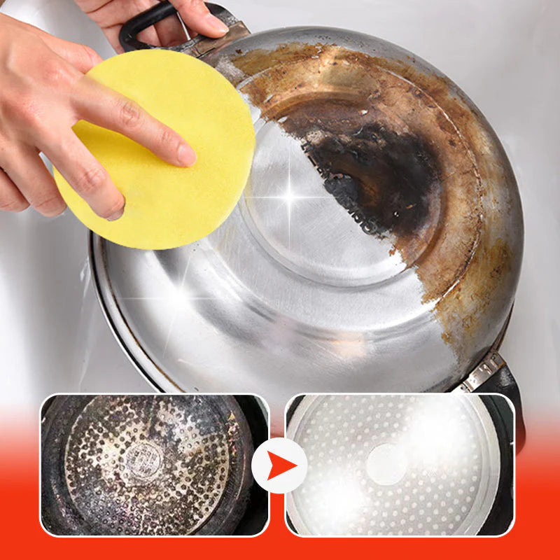 Removedor de Escala Preta Rápido e Poderoso para Panelas