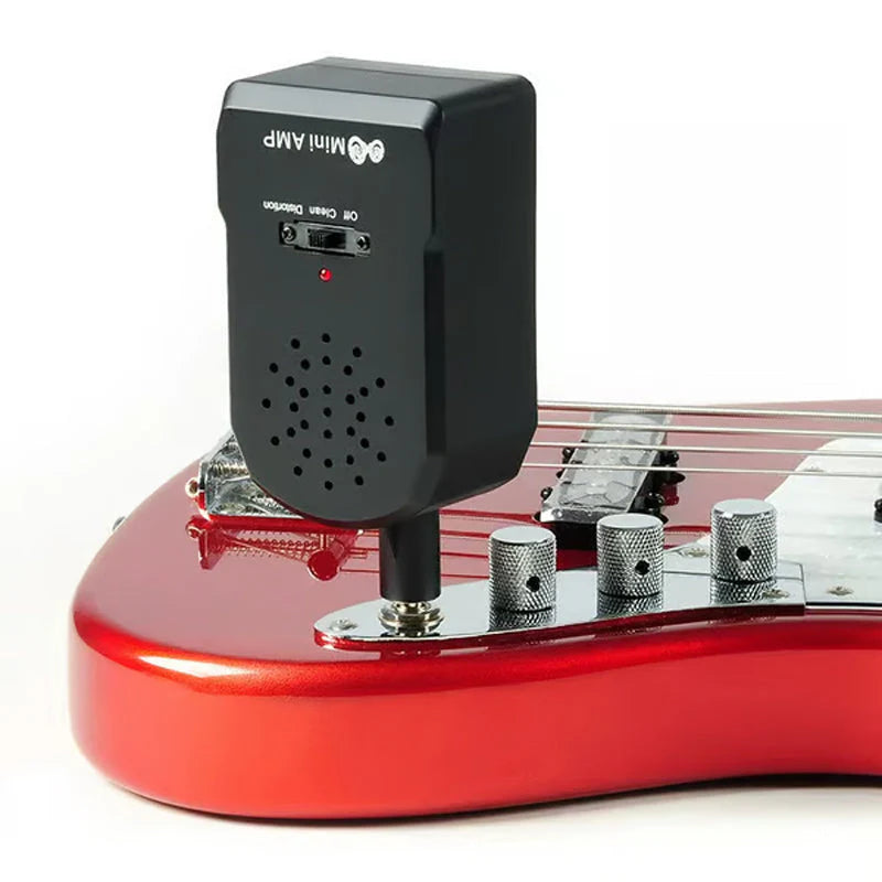Mini conjunto de amplificador de guitarra elétrica portátil