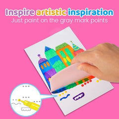 Pintura de Natal DIY Rainbow Scratch