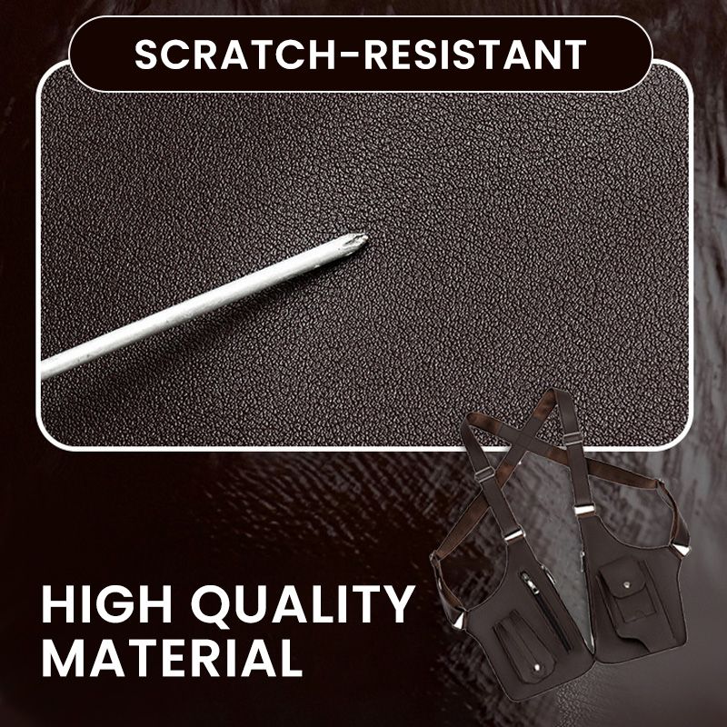 Bolsa tática masculina anti-roubo com vários bolsos e ombro duplo 