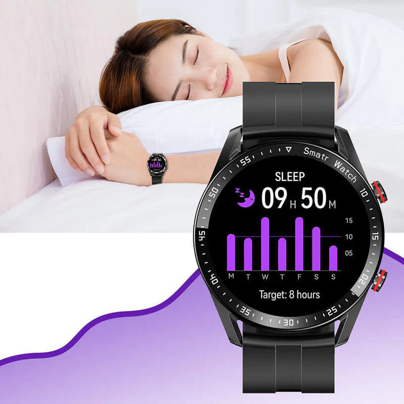 "Preço choque a 39.99€ ⚡ | ⌚Relógio Inteligente Multifuncional Redondo para Desporto e Saúde