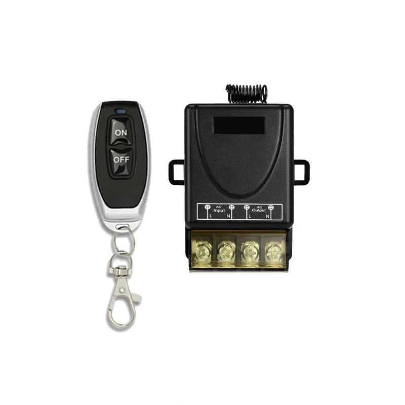 Interruptor remoto sem fios e kit receptor, sem necessidade de instalação de cabos 