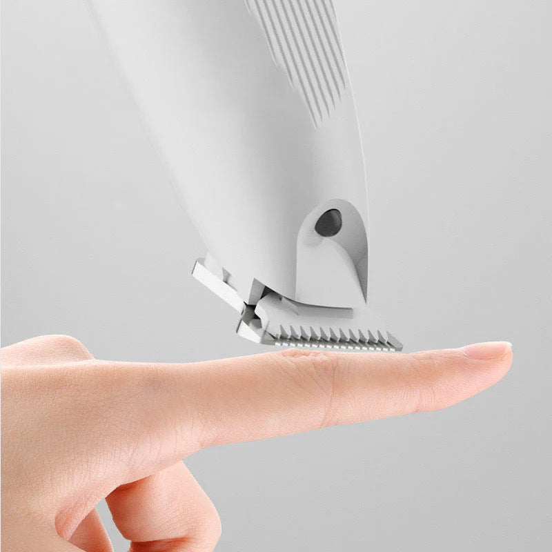 Máquina de barbear elétrica segura para animais de estimação com luz LED