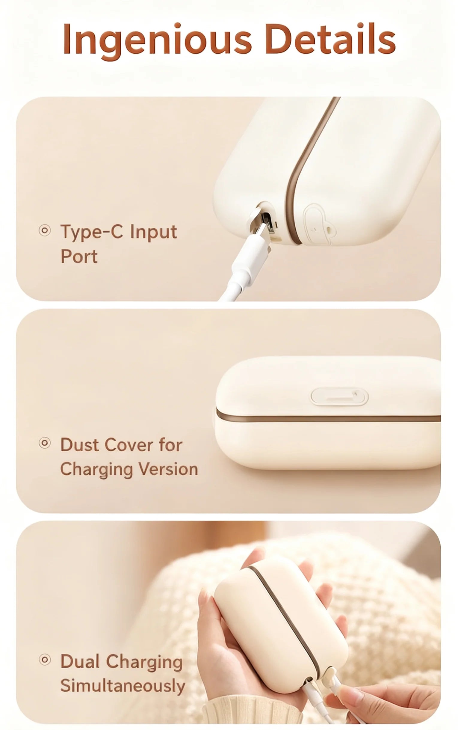 ⏳GRANDE PROMOÇÃO ⏰Novos Aquecedores de Mãos Magnéticos Recarregáveis ​​2 em 1🔥