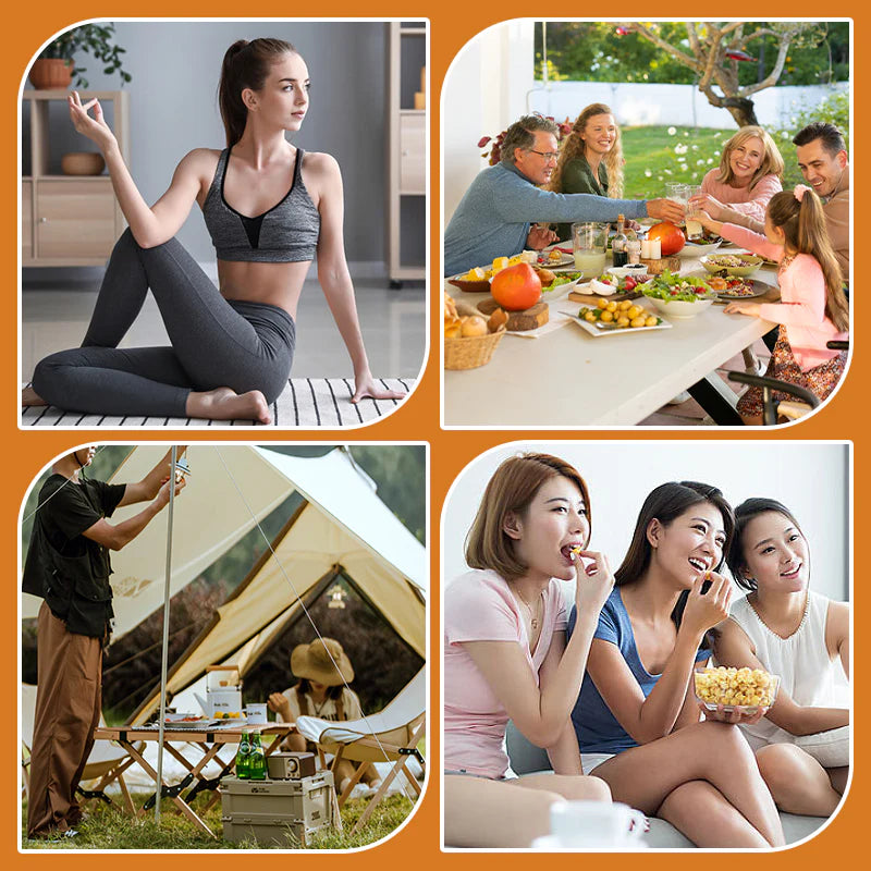 Suporte para celular 3 em 1 com alto-falante Bluetooth e carregador portátil.