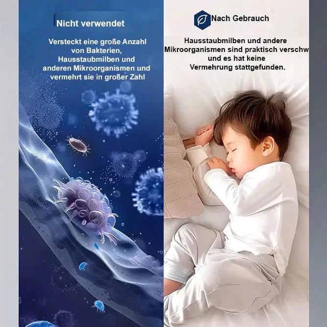 Aspirador de alta temperatura com limpeza profunda e compartimento duplo para remoção de ácaros