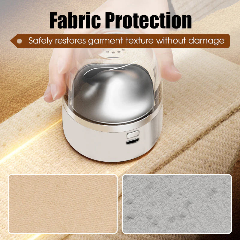 Barbeador portátil recarregável de tecido