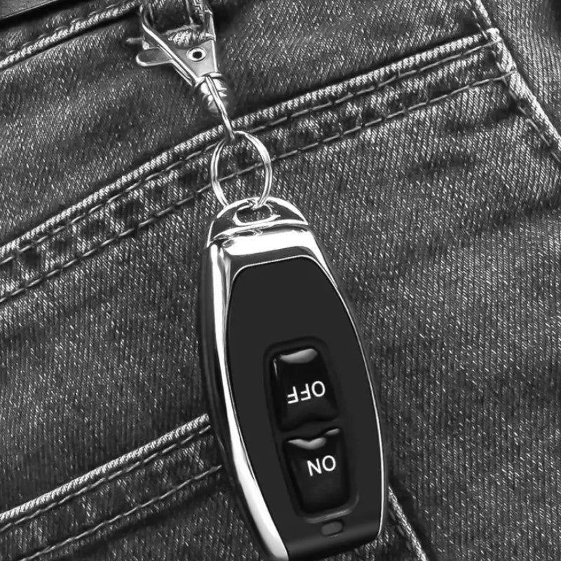 Interruptor remoto sem fios e kit receptor, sem necessidade de instalação de cabos 