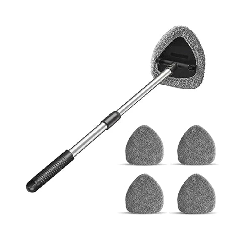 Kit de ferramentas para limpeza de pára-brisas do carro – extensível e giratório em 180°