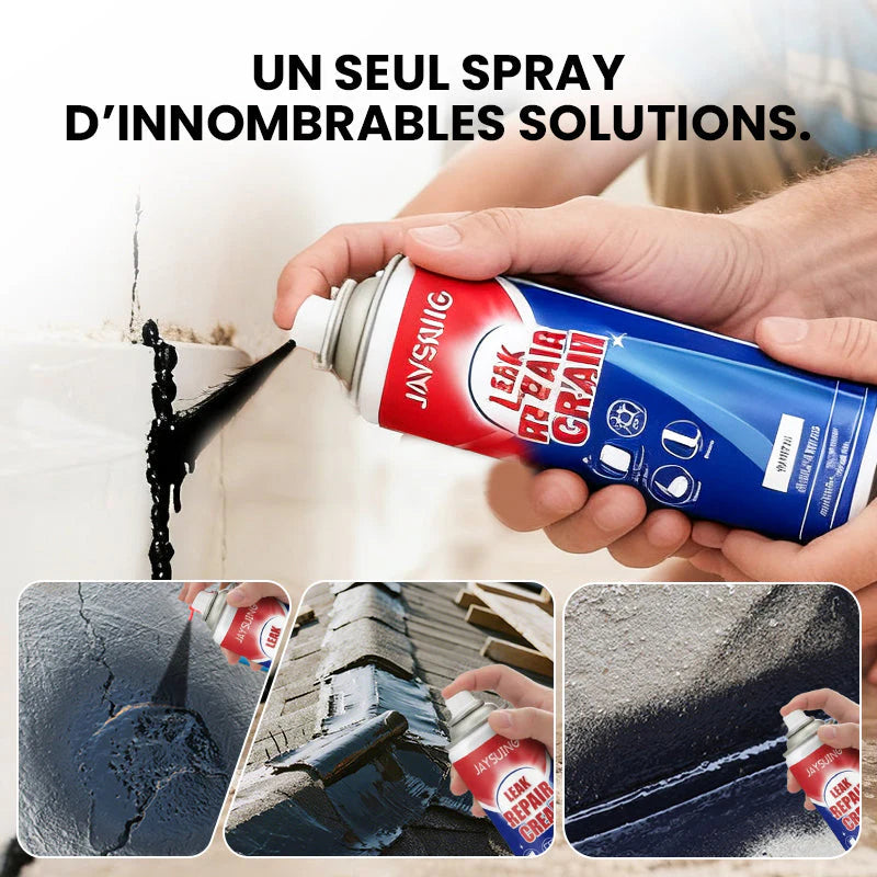 Spray impermeabilizante - Vedação instantânea de fissuras e buracos | Para telhados, tubos, juntas, etc.🛠️⚡ 