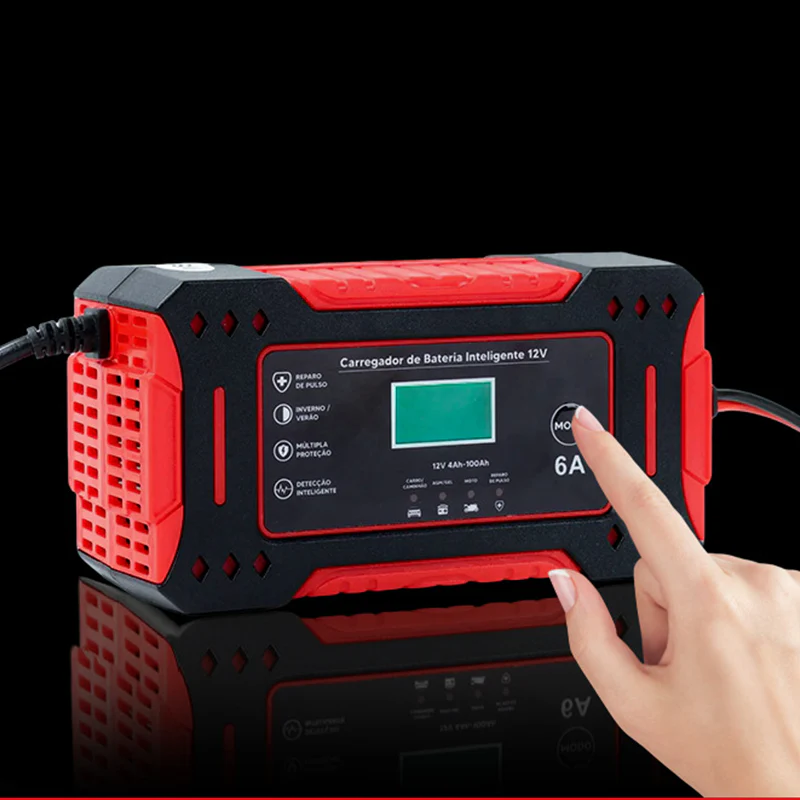 Carregador de bateria inteligente portátil para automóveis