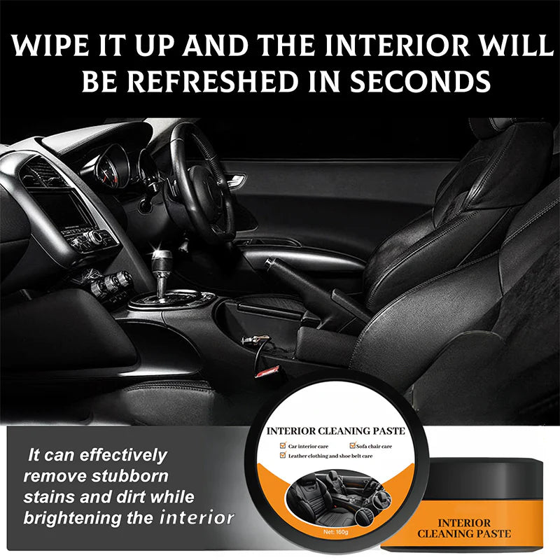 Limpador multifuncional de couro para interior de carro