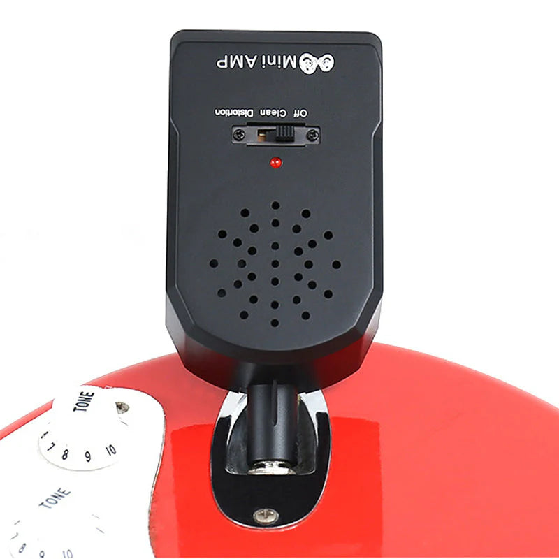 Mini conjunto de amplificador de guitarra elétrica portátil