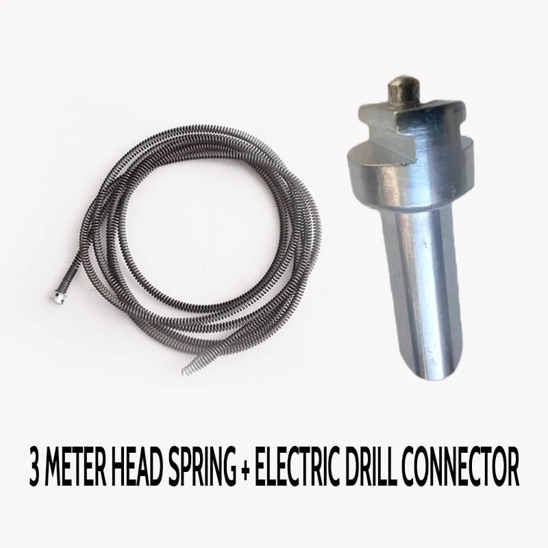 Mola elétrica para desentupir canos