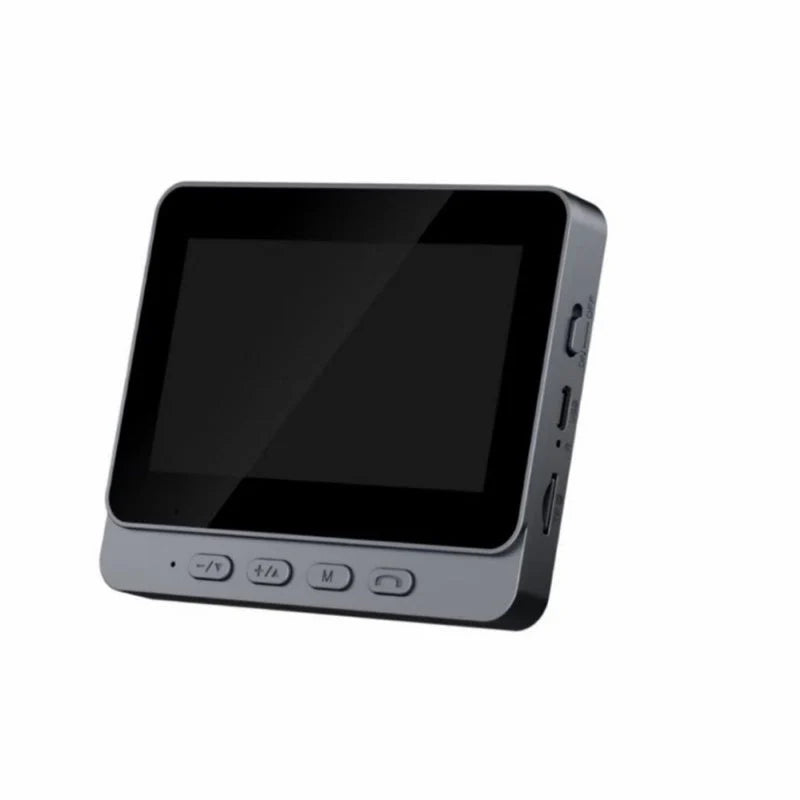 Câmara sem fios para campainha: 1080P, ângulo de visão de 170°, tela de 4,3 polegadas, à prova de água IPX65 para exterior, visão noturna 