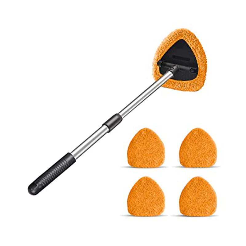 Kit de ferramentas para limpeza de pára-brisas do carro – extensível e giratório em 180°
