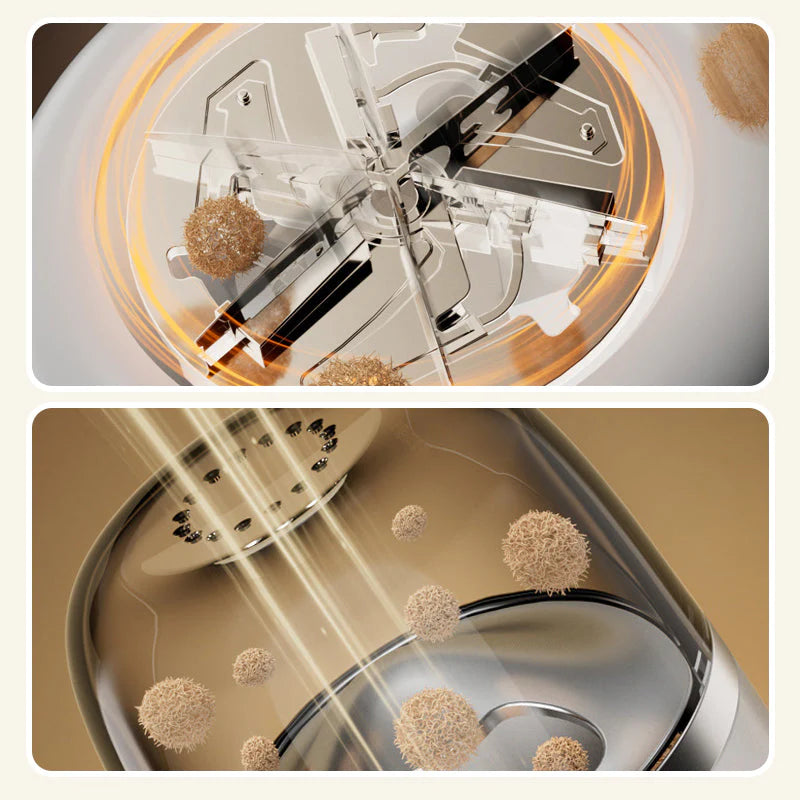 Barbeador portátil recarregável de tecido