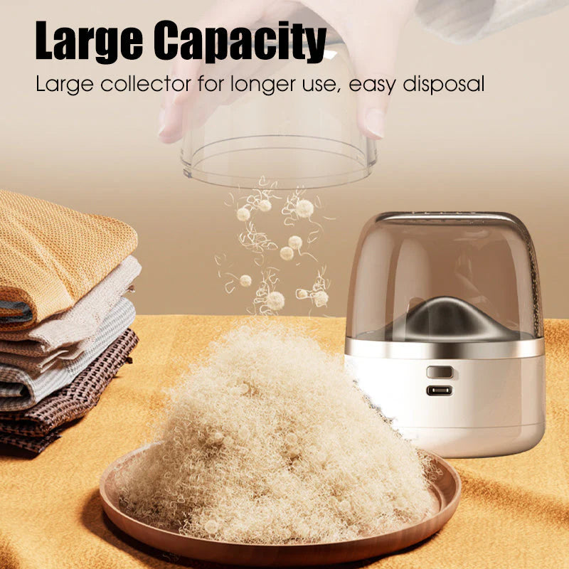 Barbeador portátil recarregável de tecido