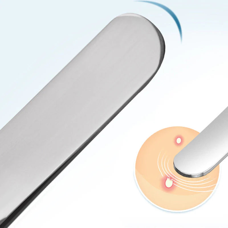 Kit de remoção de cravos em aço inoxidável (com toalhetes com álcool gratuitos) 