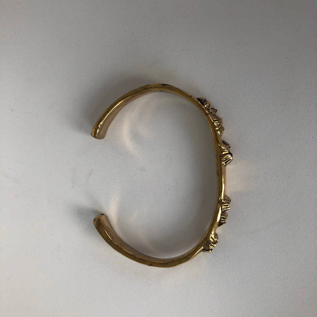 barnacle cuff bracelet bronze