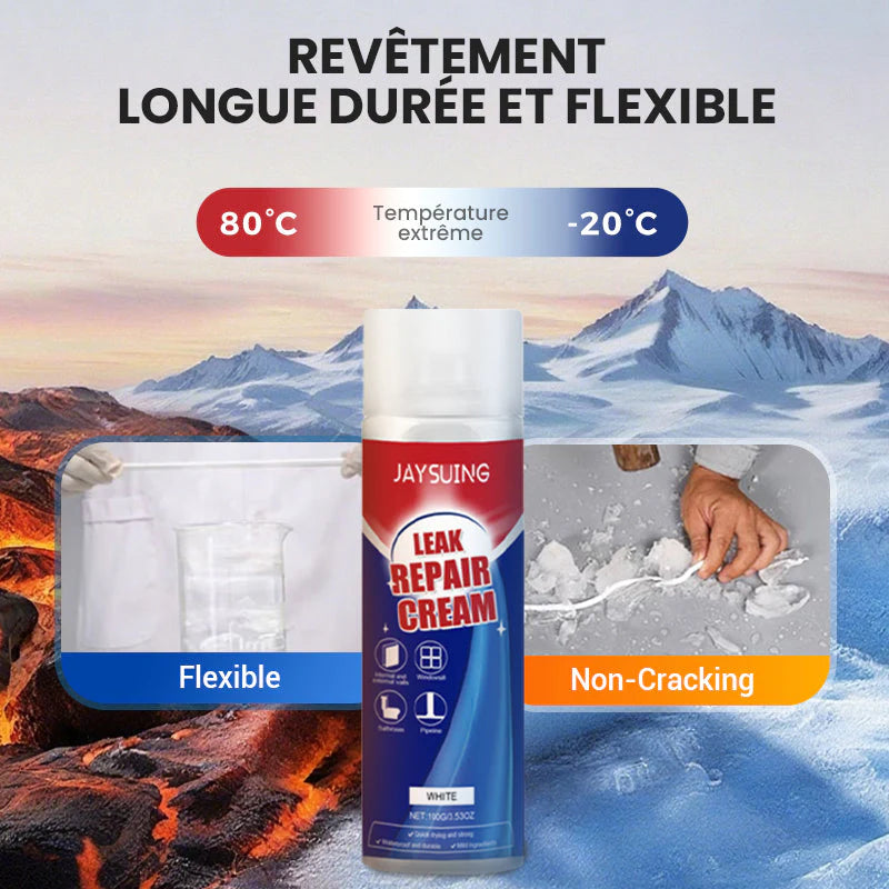 Spray impermeabilizante - Vedação instantânea de fissuras e buracos | Para telhados, tubos, juntas, etc.🛠️⚡ 