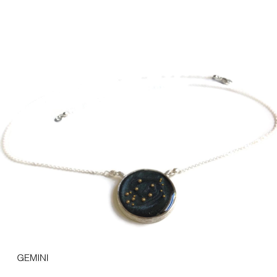 night sky astrological necklace