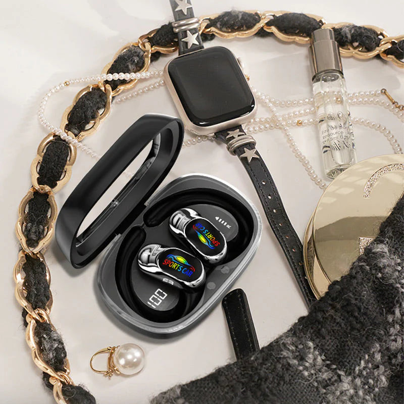 Fones de ouvido abertos à prova d'água com cancelamento de ruído