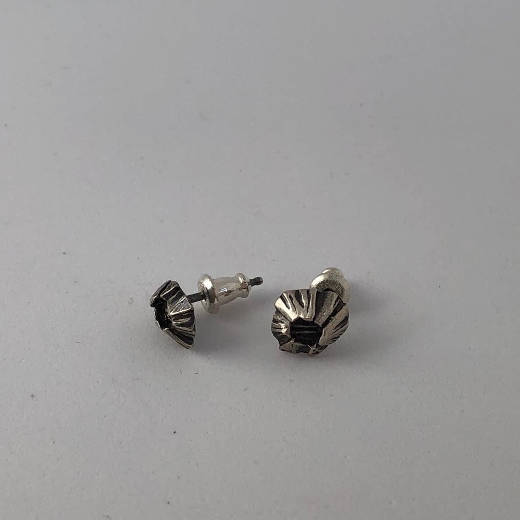 sterling silver barnacle studs