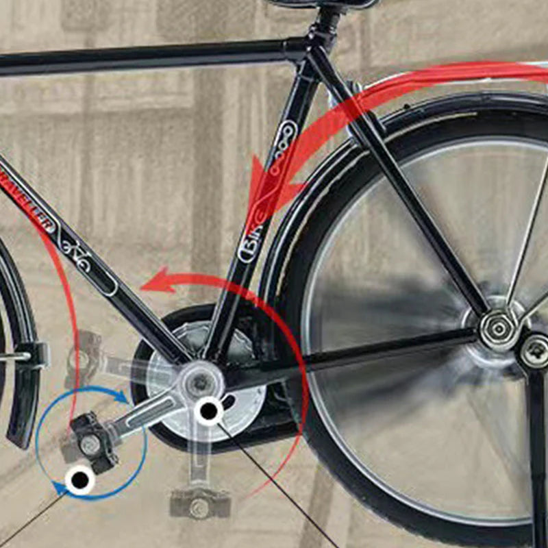 1: 10 Simulação Mini DIY Retro Modelo de Bicicleta Ornamento 