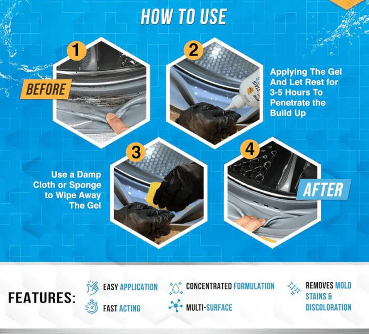 Oferta por tempo limitado⏰Gel para remoção de bolor Gel multiusos para limpeza doméstica