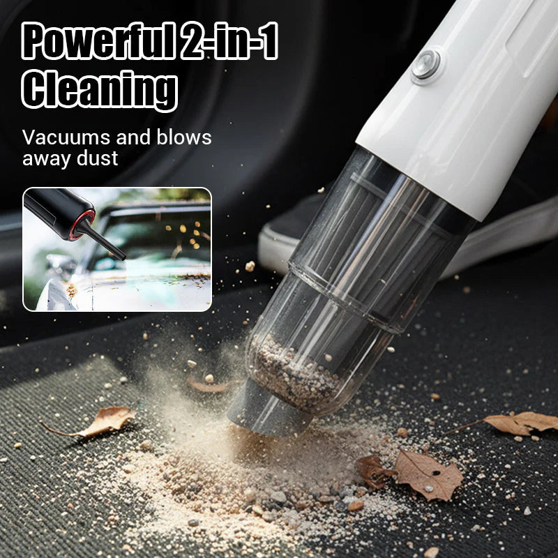 Aspirador e soprador sem fio 2 em 1 para automóvel
