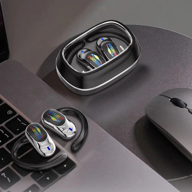 Fones de ouvido abertos à prova d'água com cancelamento de ruído