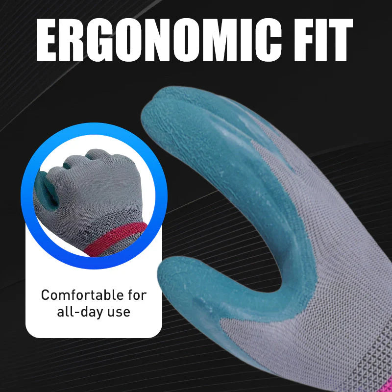 Luvas reutilizáveis ​​resistentes e relaxantes