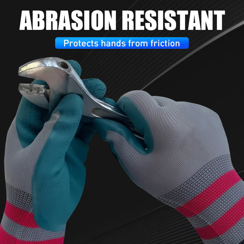 Luvas reutilizáveis ​​resistentes e relaxantes
