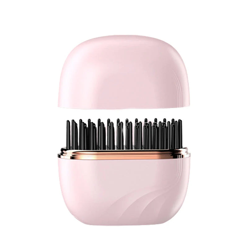 Mini pente alisador de cabelo sem fio