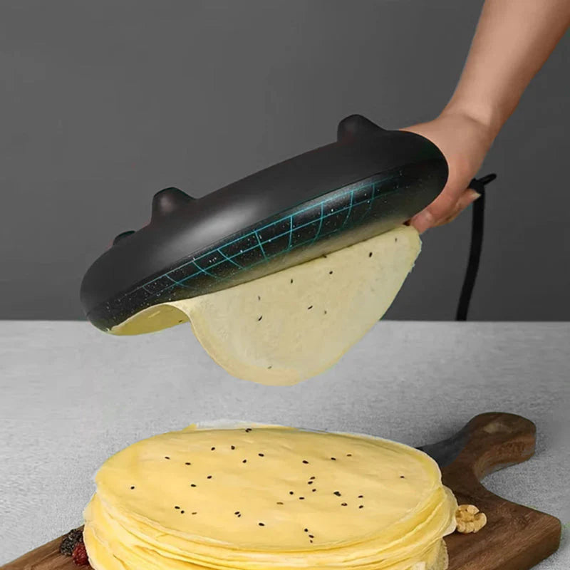 Panela elétrica antiaderente para crepes