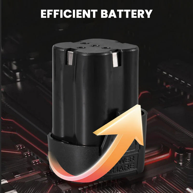 Furadeira elétrica sem escova sem fio com bateria e carregador