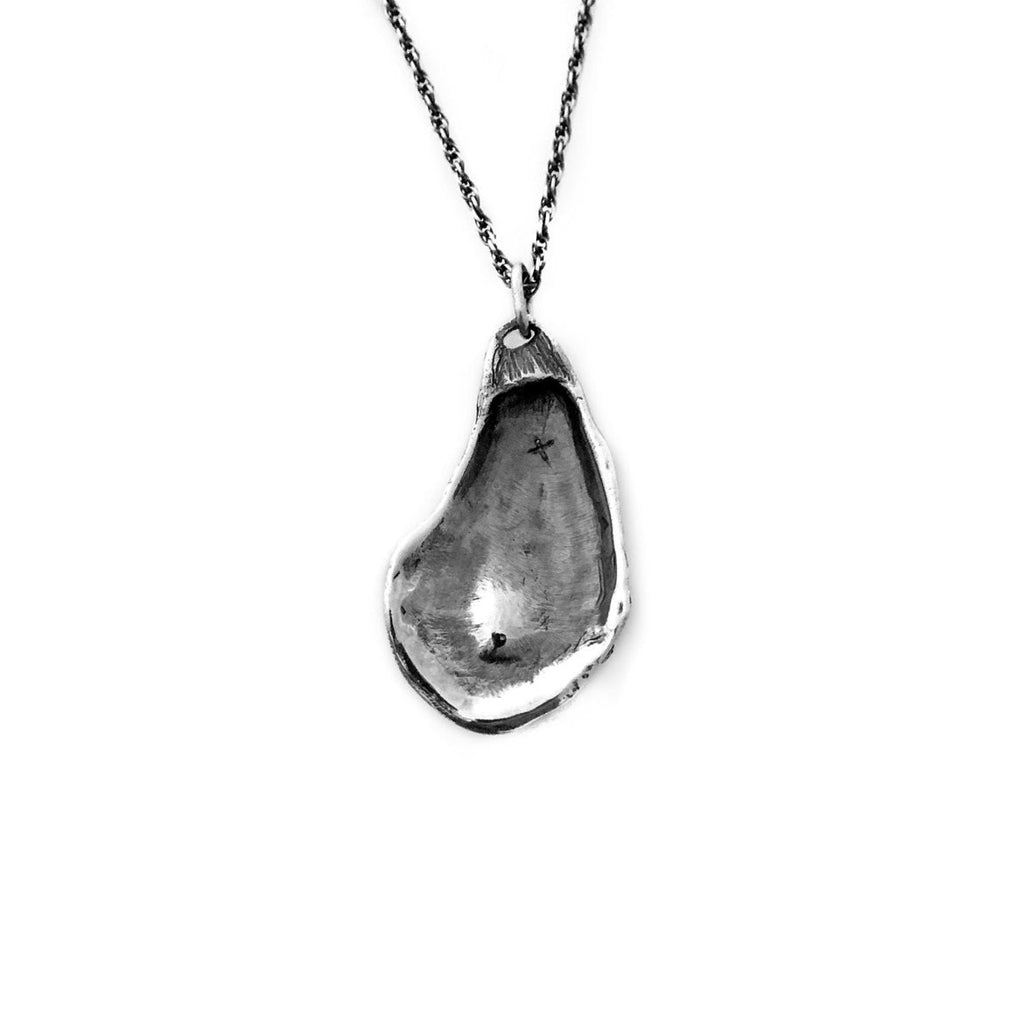 oyster necklace sterling
