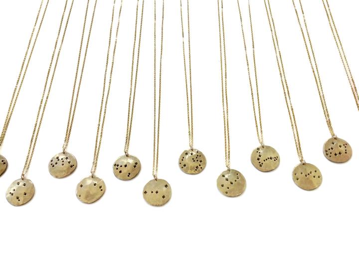 zodiac coin necklace
