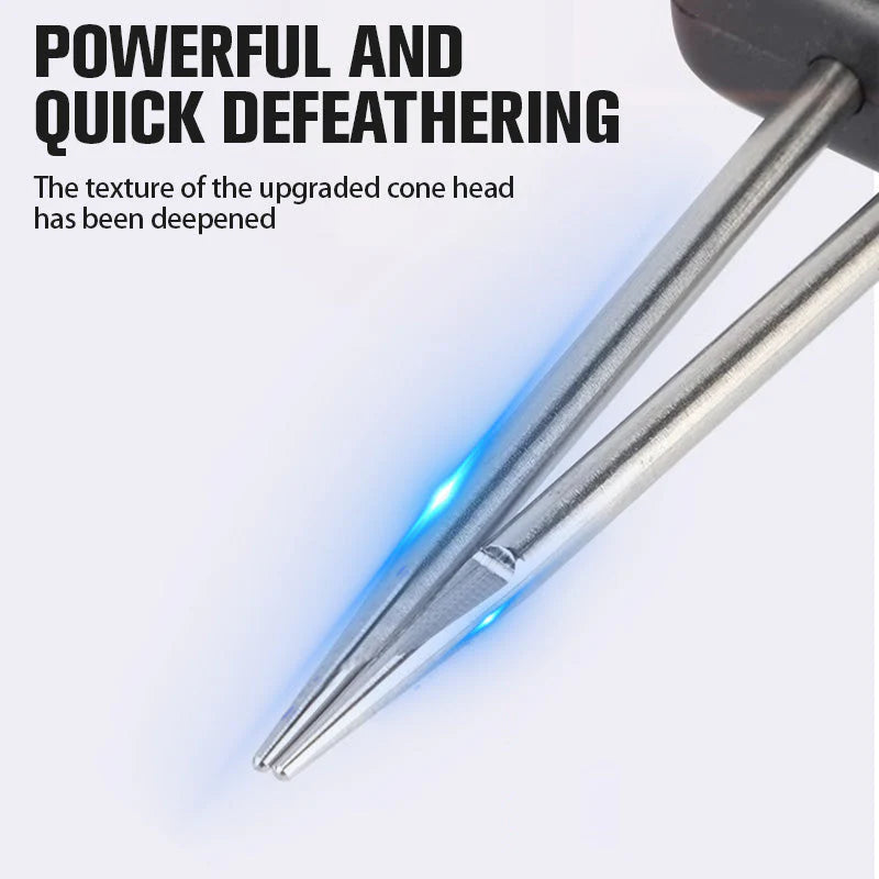 Depenador de aves portátil de mão